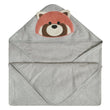 Charger l'image dans la galerie, Perlimpinpin - Serviette à capuchon pour bébé - Pandas Rouge
