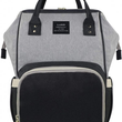 Charger l'image dans la galerie, Sac à couche - Gris et noir - Land