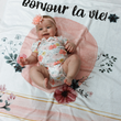 Charger l'image dans la galerie, Couverture d'étape pour bébé - Fleurs - Jubanou