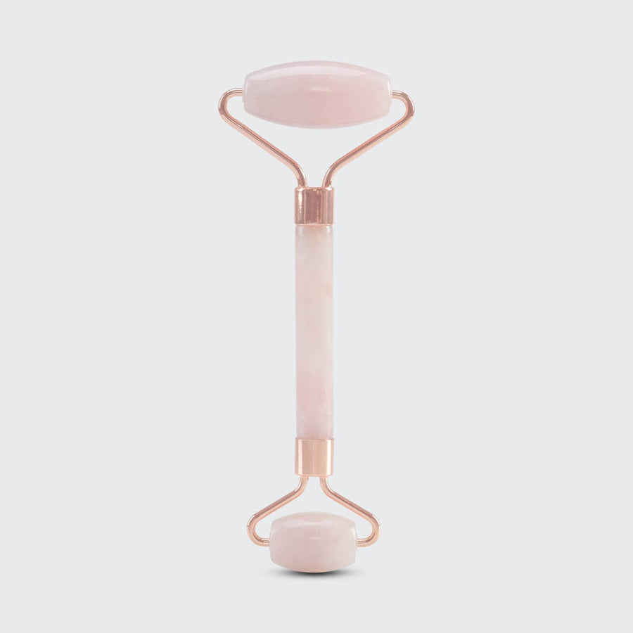 KITSCH - Rouleau facial en cristal de quartz rose