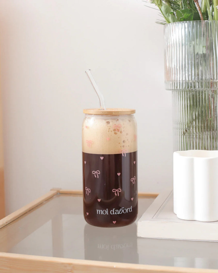 Tumbler en verre - Moi d'abord