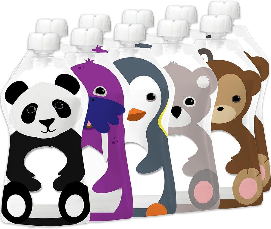 Pack de 10 pochettes - Animaux - Squooshi