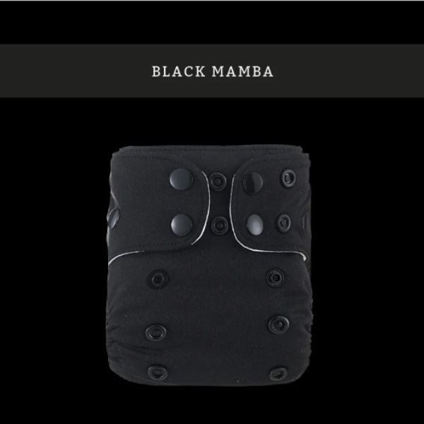 Couche pour nouveau-né à poche avec 1 insert - Black Mamba - Chevreuil