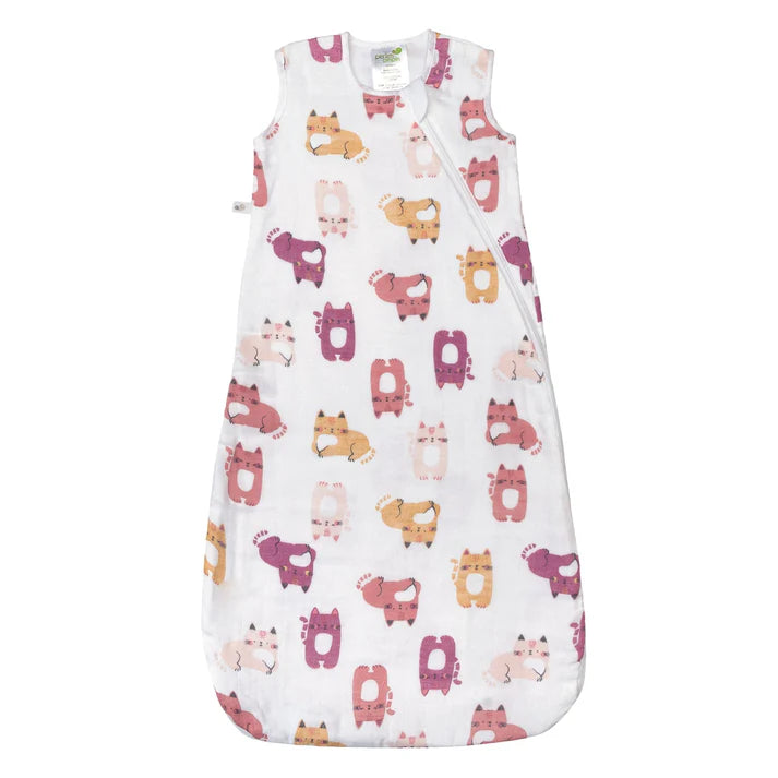 Sac de nuit - Mousseline de coton - Chats (0.7 tog) - Perlimpinpin