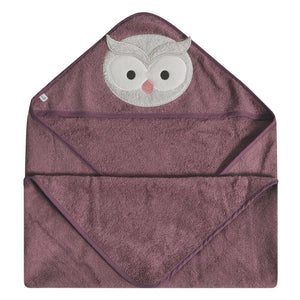 Perlimpinpin - Serviette à capuchon pour enfant - Hibou