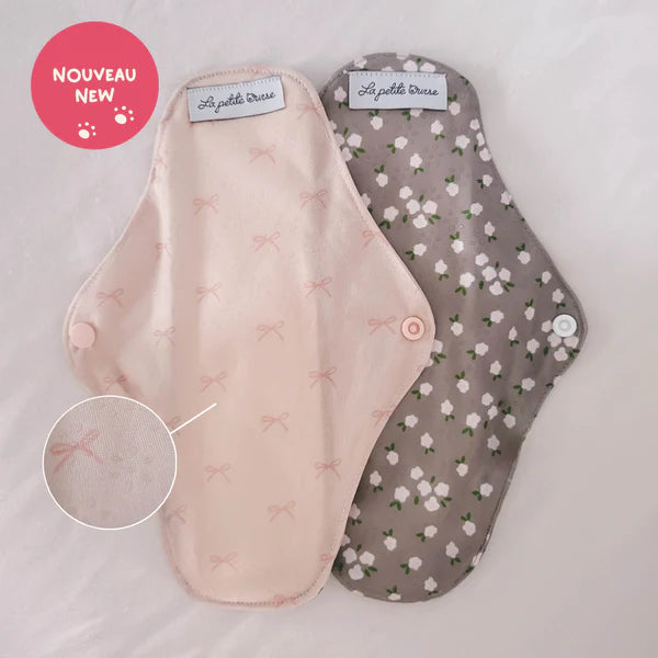 Serviettes hygiéniques avec points de silicone - Coquette - La Petite Ourse