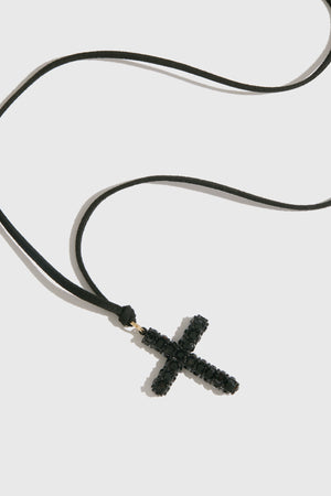 DRAE COLLECTION - Total Black Cross Pendant