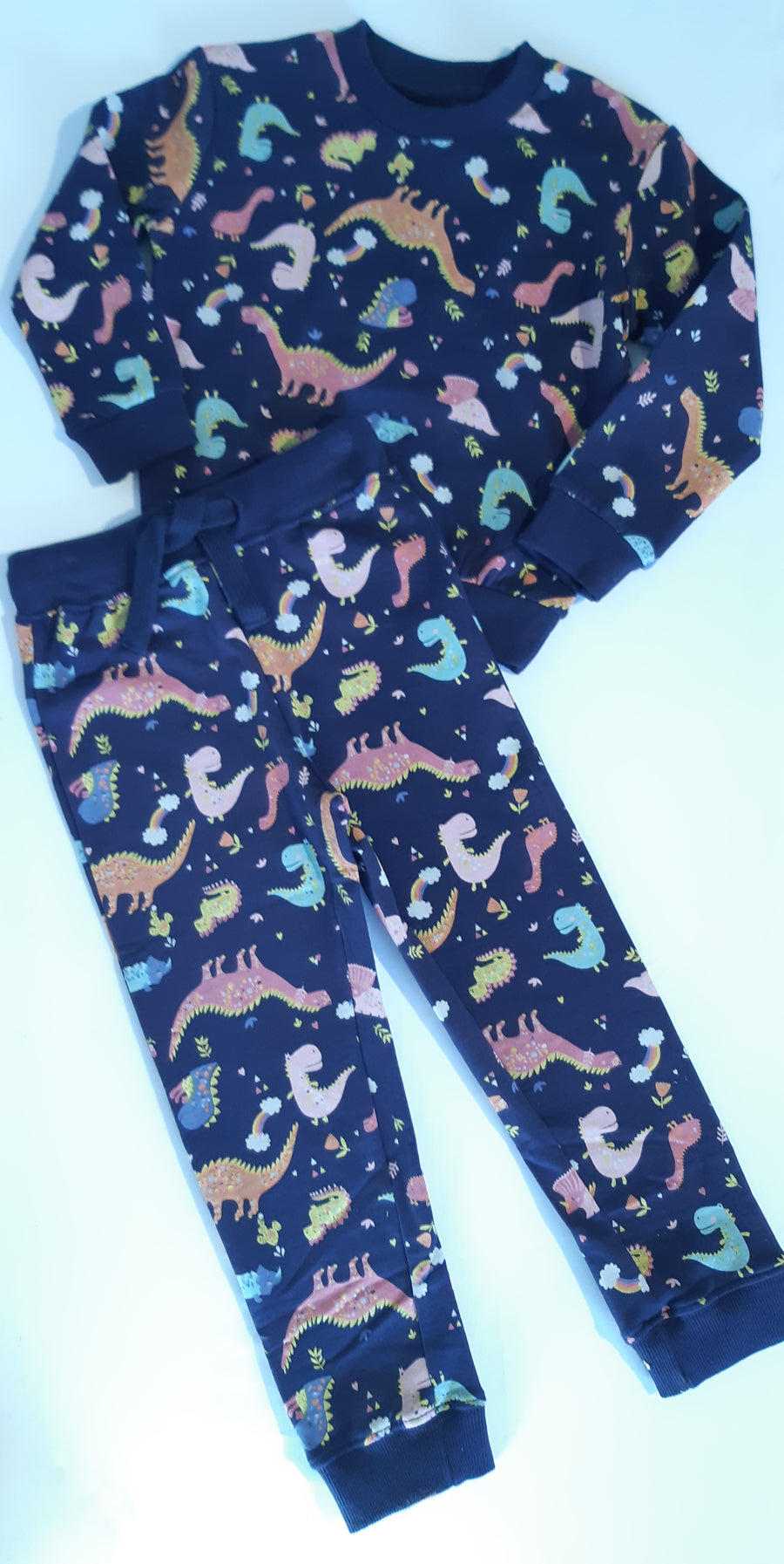 Pyjama 2 pce - Dino rose - Mandarine & Co.