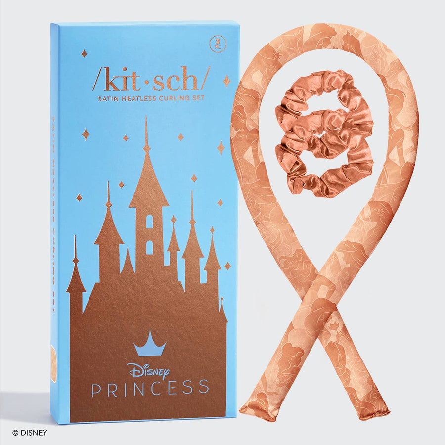 KITSCH - Ensemble à friser sans chaleur en satin Disney x Kitsch - Princess Party