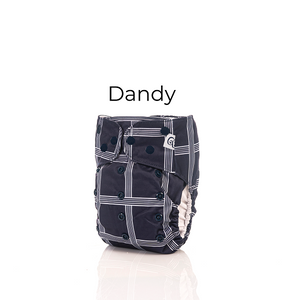 Couche à poche - avec insert de type trifold en bambou - Taille unique - Dandy - Mme & Co 2.0