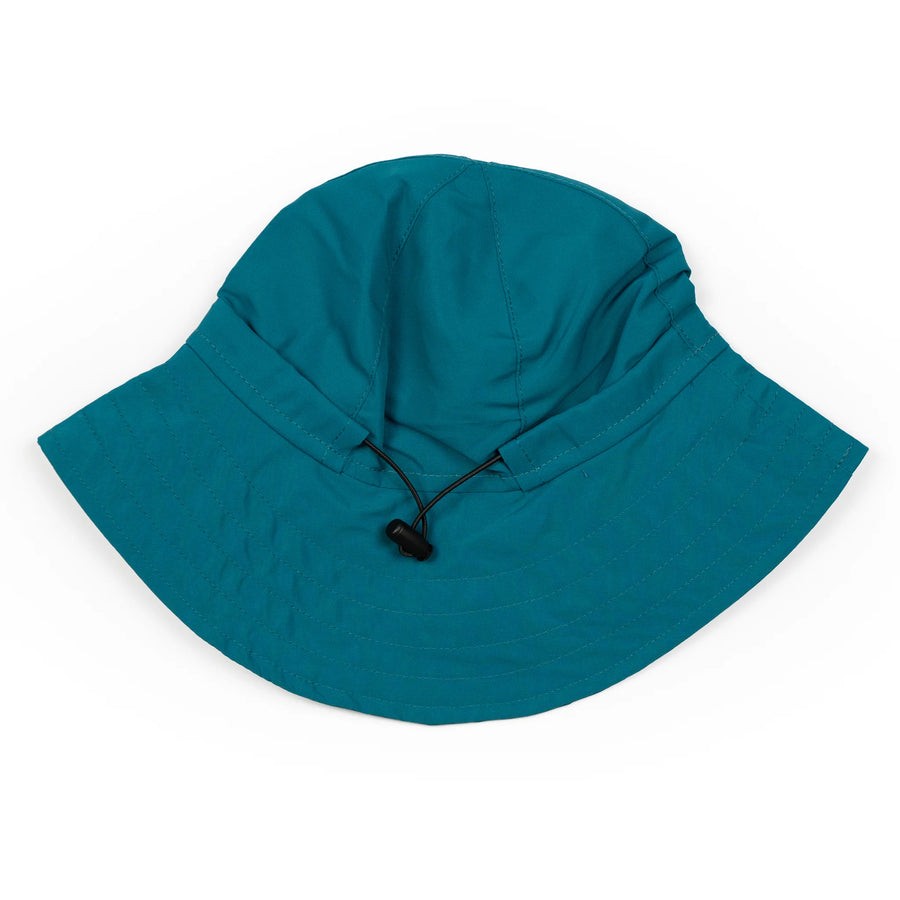 chapeau soleil nautique hopalo ajustable bleu