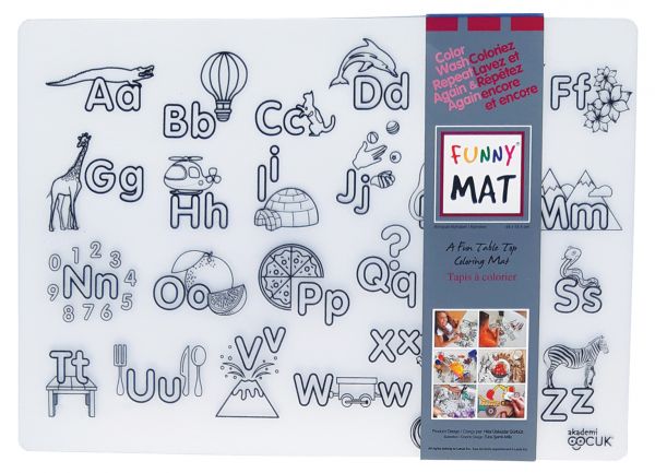 Tapis de table à colorier - Alphabet - Funny Mat