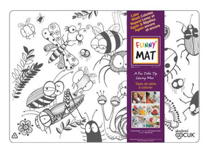 Tapis de table à colorier - Insectes - Funny Mat