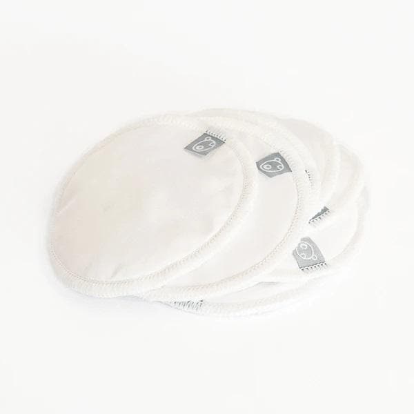 Ensemble de 5 compresses d'allaitement - Blanc - La Petite Ourse