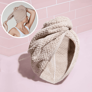 BOMBAY - Serviette de séchage pour cheveux (sable)