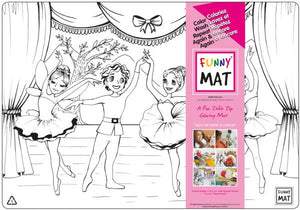 Tapis de table à colorier - Le ballet - Funny Mat