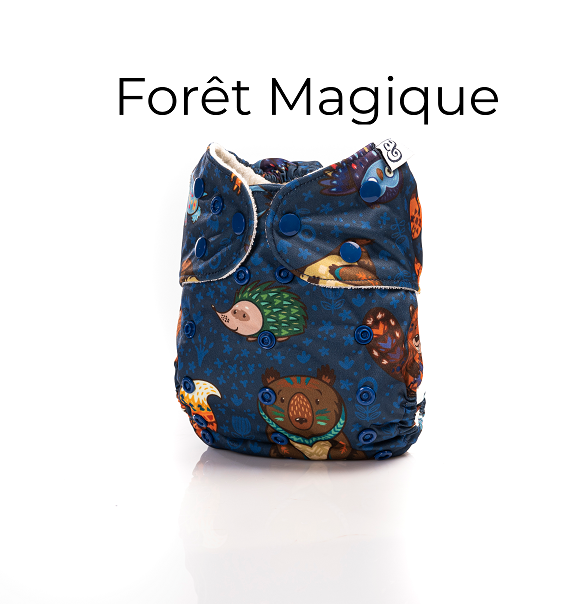 Couche à poche - Sans insert - Taille unique - Forêt magique - Mme & Co 2.0