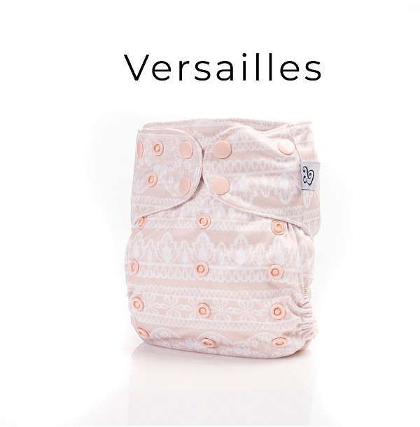 Couche à poche - avec insert de type trifold en bambou - Taille unique - Versailles - Mme & Co 2.0